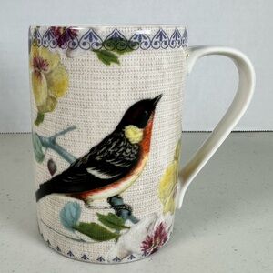 222 Fifth Bird Mug. Summerville collection. Fine China.